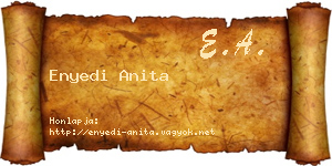 Enyedi Anita névjegykártya